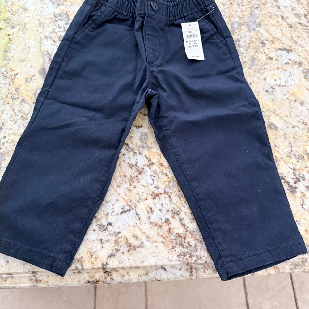 Navy Gap Baby pull on Chino Pants